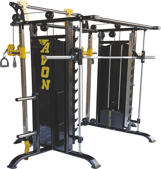 MULTI FUNCTIONAL TRAINER WITH SMITH MACHINE